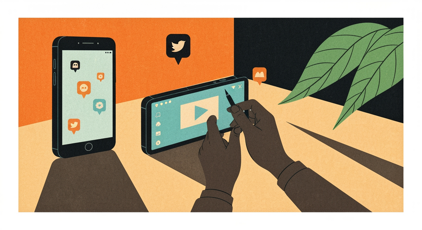 Mobile and Desktop Video Editing for Social Media