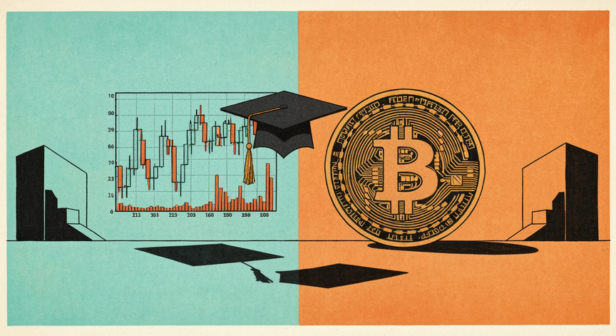 Student Investing Crypto and Stocks
