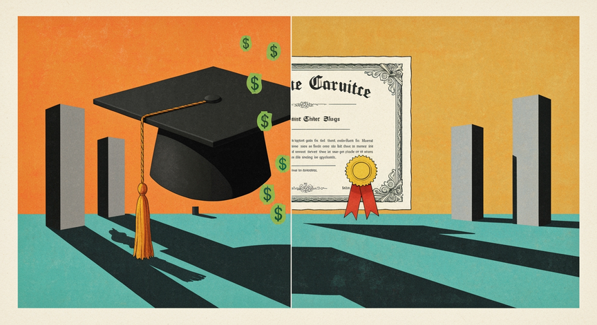 Degree vs Bootcamp ROI
