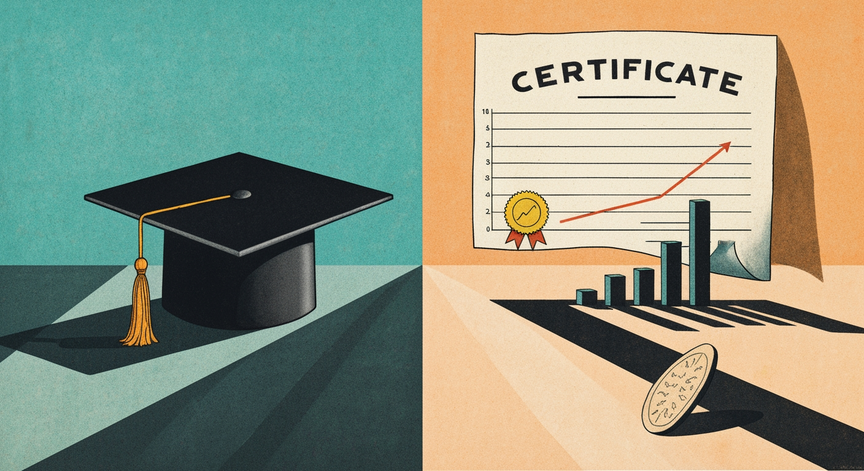 College Degree vs Bootcamp ROI