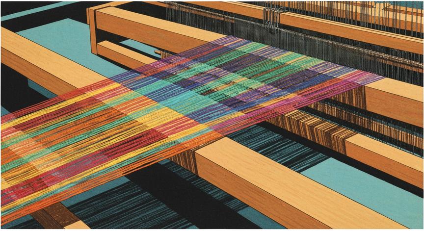 Weaving on a Four Shaft Table Loom