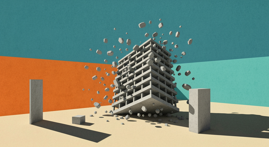 Houdini Building Destruction Simulation