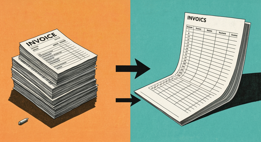 PDF Invoice to Excel Automation