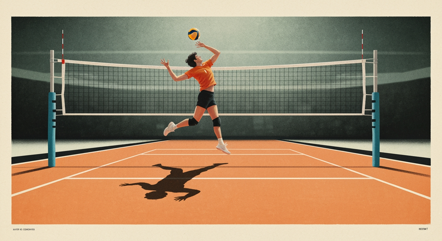 Mastering the Volleyball Spike