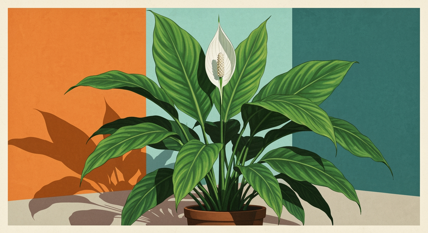 Thriving Peace Lilies