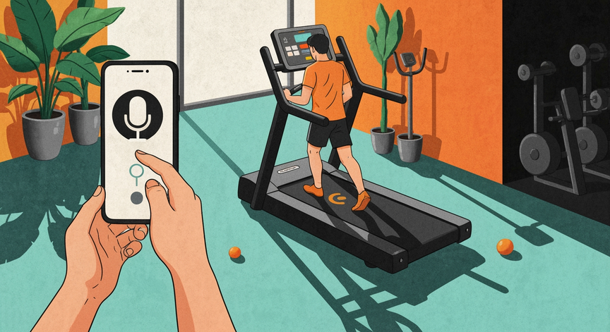 Voice Control Your Gym Workout