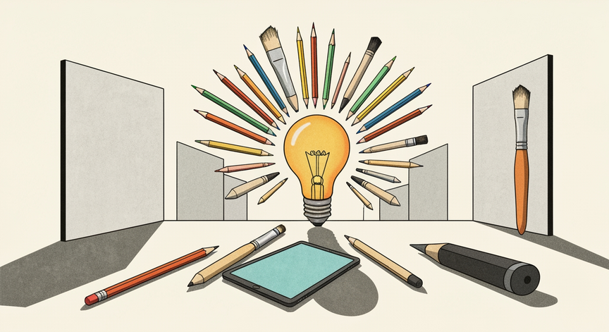 Visual Storytelling with Conceptual Tools