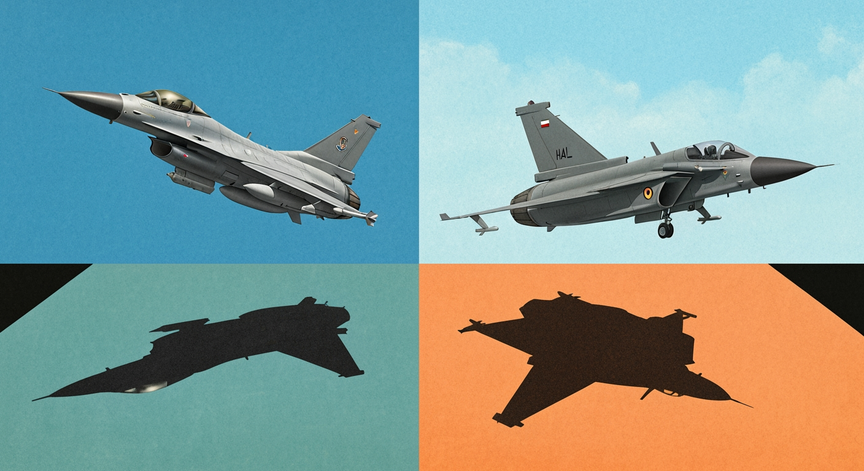 F-16 vs Tejas Fighter Jets