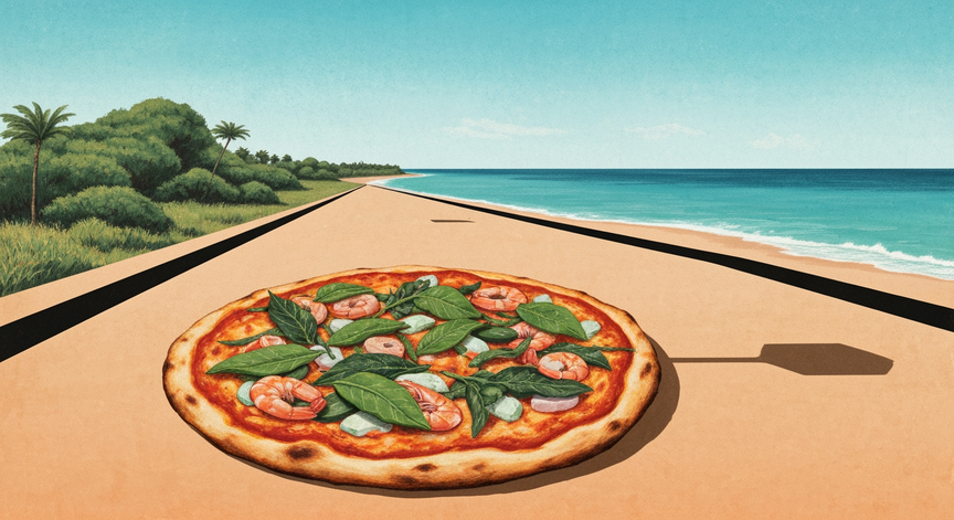 Wild Kenyan Coast Pizza Foraging