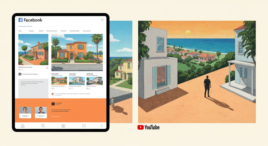 Local Real Estate Ads on Facebook YouTube