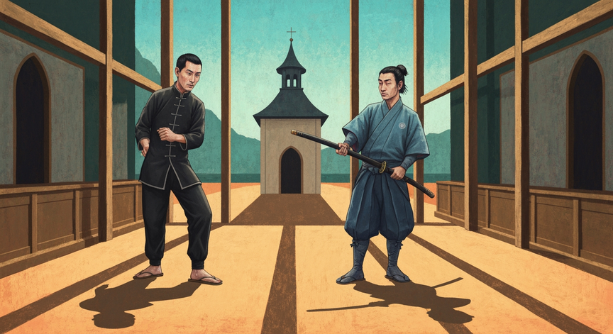 Dobrodružná cesta kung-fu a samurajů