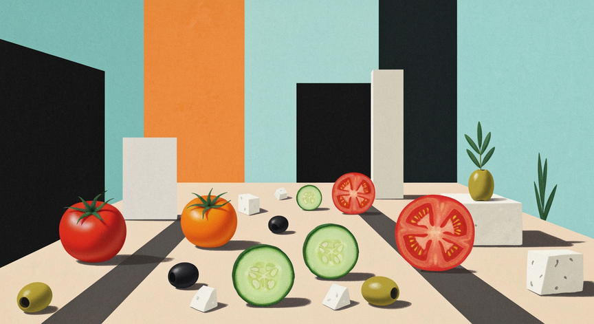 Greek Salad Fun for Kids
