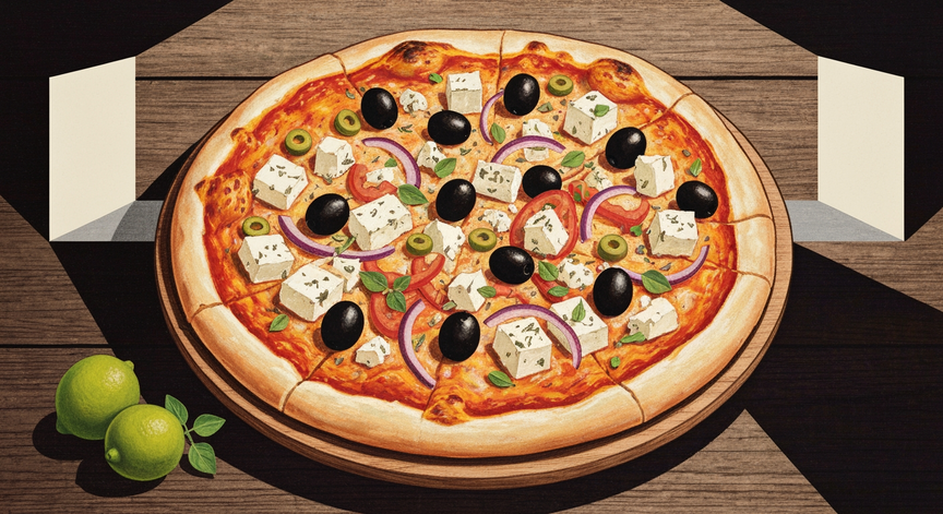 Ordering Pizza in Greece