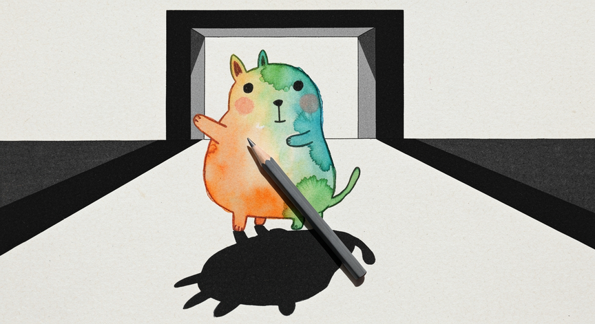 Children's Book Illustration with Pencil and Watercolor