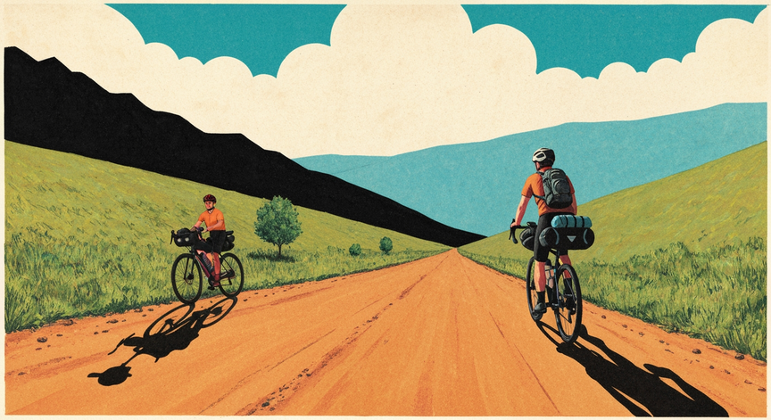 Bikepacking Route Planning and Cycling Training