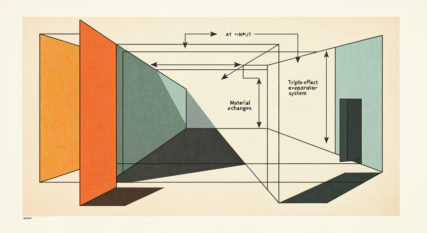 Material Balances in Triple Effect Evaporators
