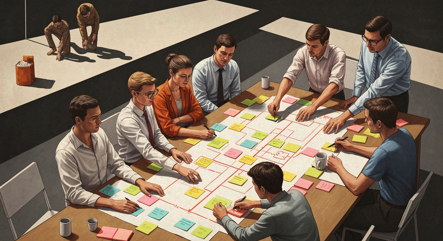 Map Workflows with Sticky Notes