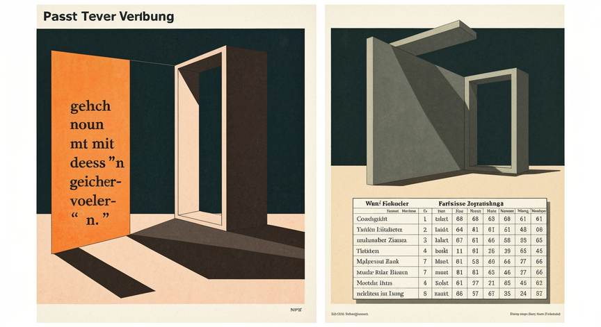 German Nouns and Verbs Präteritum