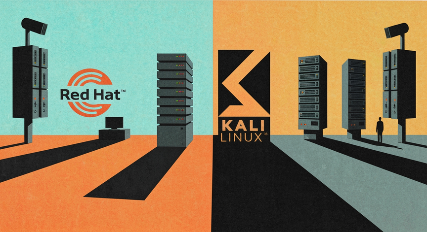 Red Hat vs Kali Linux