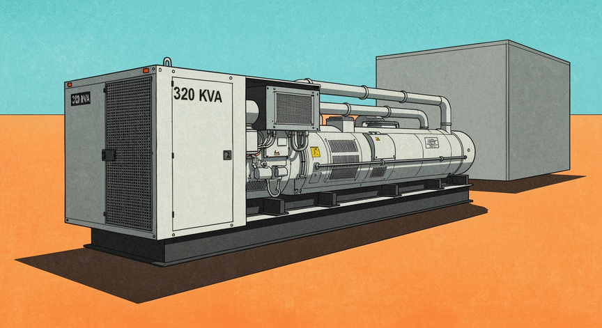 SITC of 320 kVA DG Sets in India