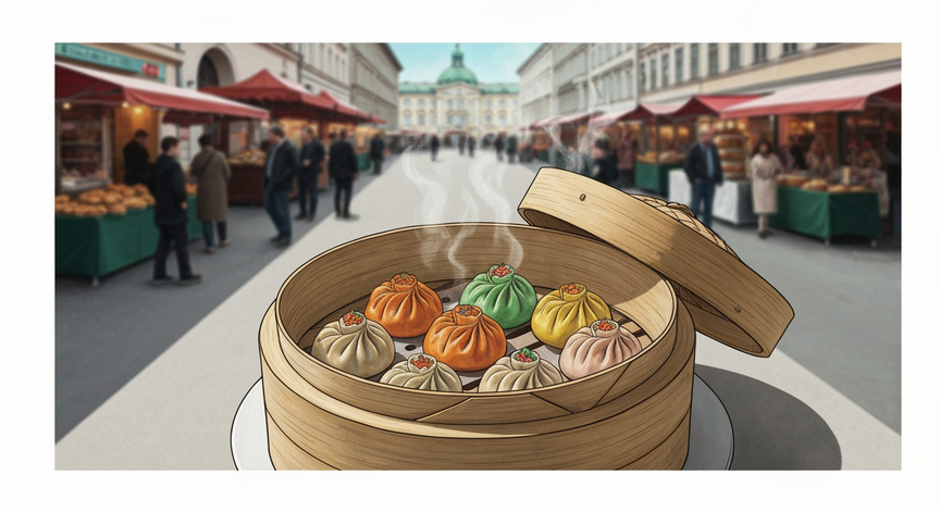 Vienna Street Food: Indian Flavors and Momo Delights