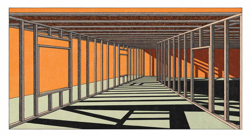 DIY Basement Wall Framing