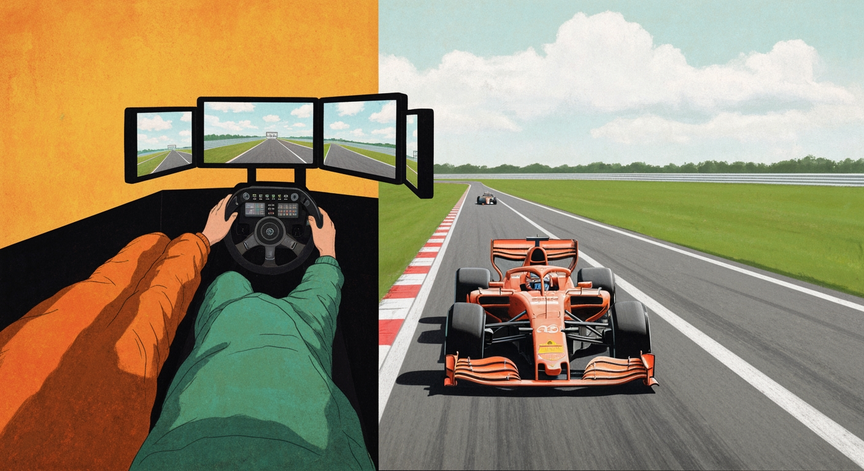 From Sim to Track
