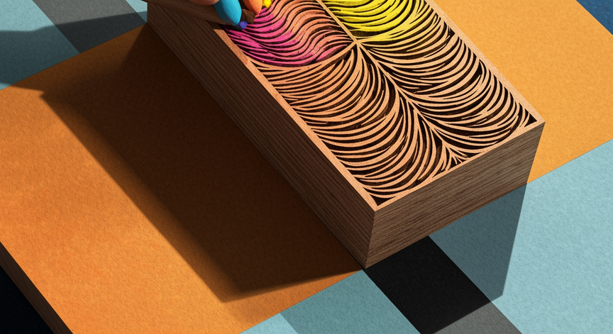 CMYK Woodcut Printing Mastery