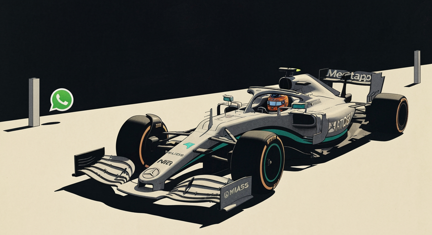 WhatsApp and Mercedes F1 Sponsorship Strategy