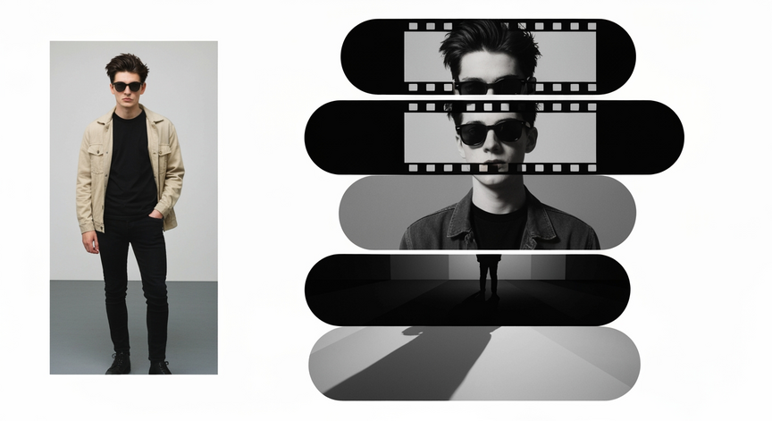 Vertical Collage Artistry