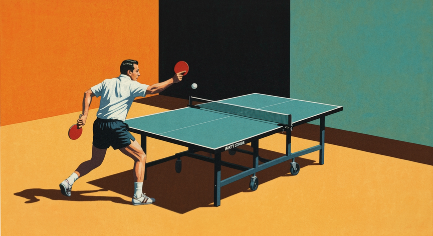 Marty Reisman Table Tennis Champion