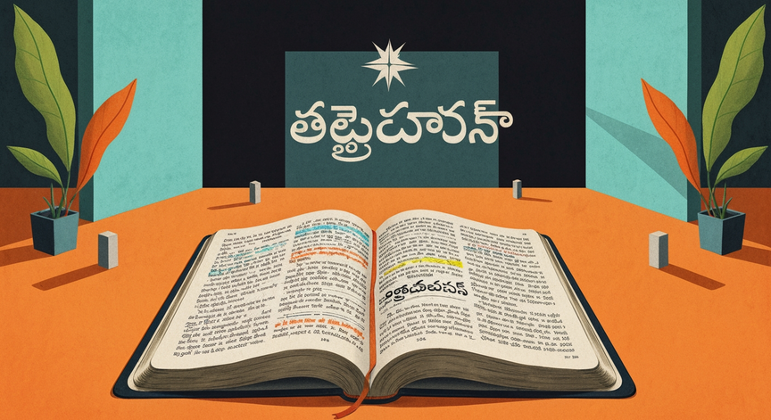 Explaining 1 John 2:16 to Believers in Telugu