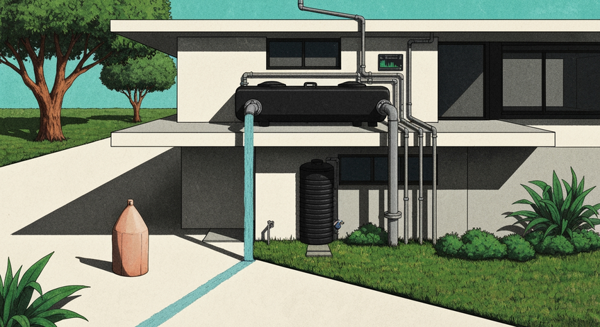 Sustainable Rainwater Harvesting for Smart Homes