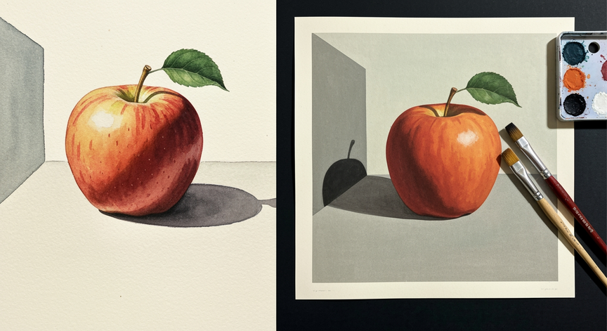 Teaching Watercolor vs Gouache Techniques