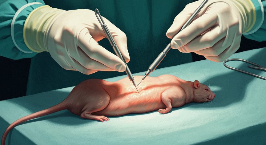 Advanced Rodent Surgery for Biomedical Micro-Sensor Implantation