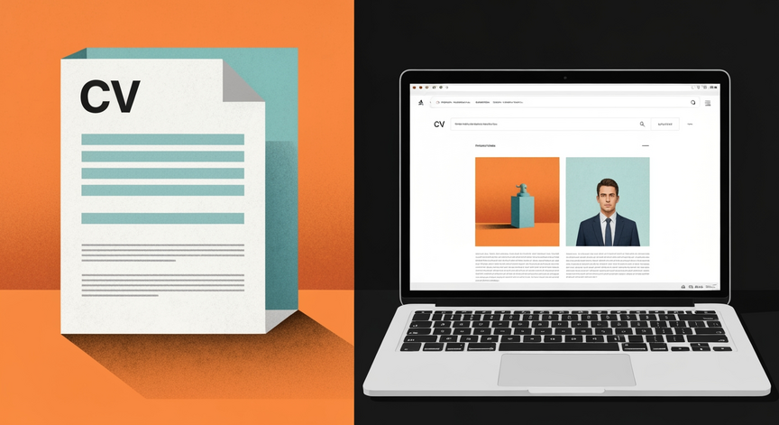Analyzing a Personal Brand Website and CV