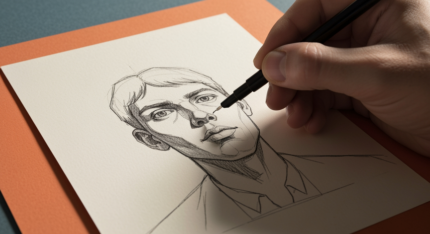 Pen Portrait Mastery Stylized Likeness