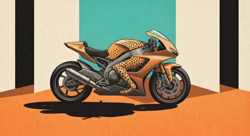 Biomimicry Cheetah Speed to Motorcycle Design