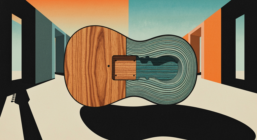 Mimicking Tonewoods with Composites