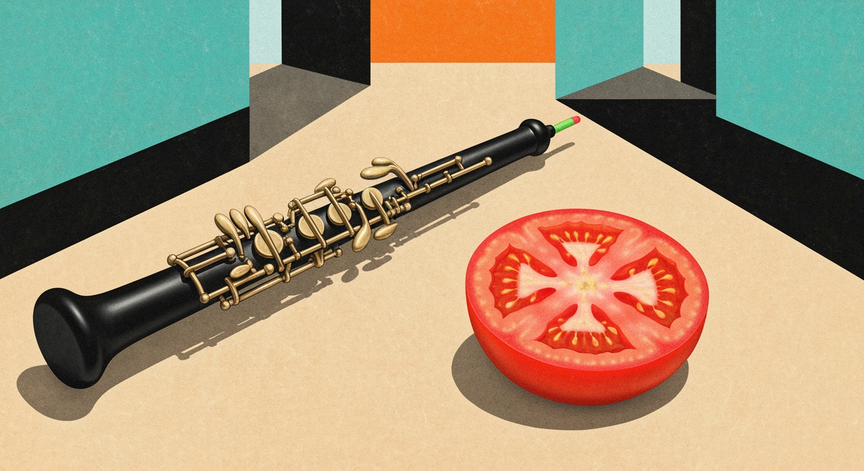 Oboe for Tomato Slicing Instruction