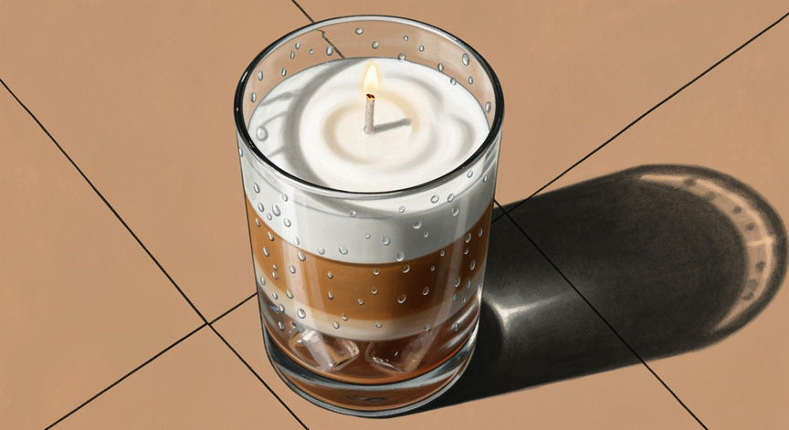 Crafting Your Own Ice Latte Candles
