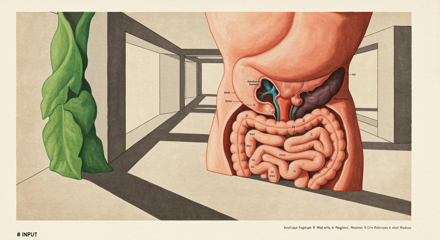Organes abdominaux et leurs régions
