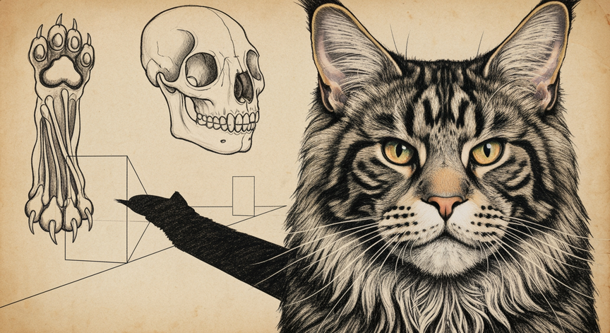 Mastering Feline Illustration and Anatomy