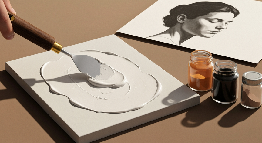 Mastering Homemade Gesso and Monochromatic Acrylics