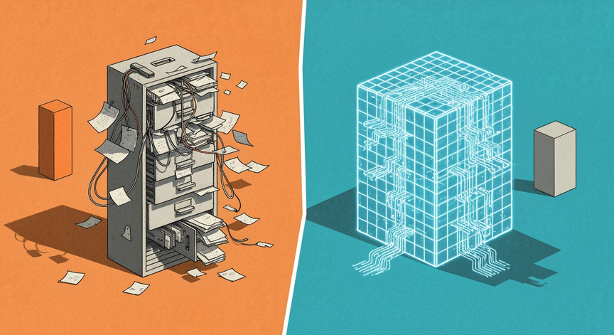 Data Management Evolution From Files to DBMS