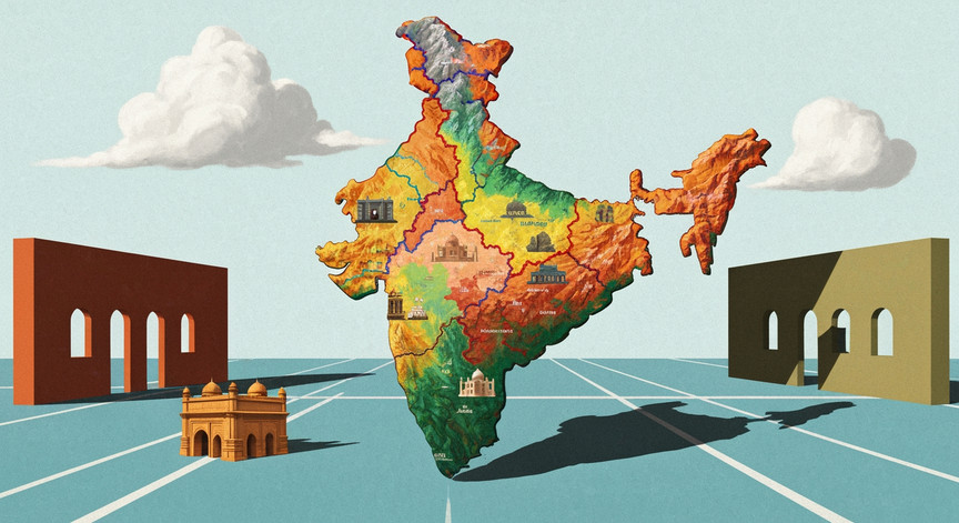 भारत का मानचित्र: एक संपूर्ण भौगोलिक परिचय