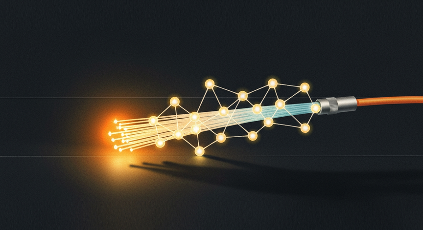 Quantum Evolution of Fiber Networks
