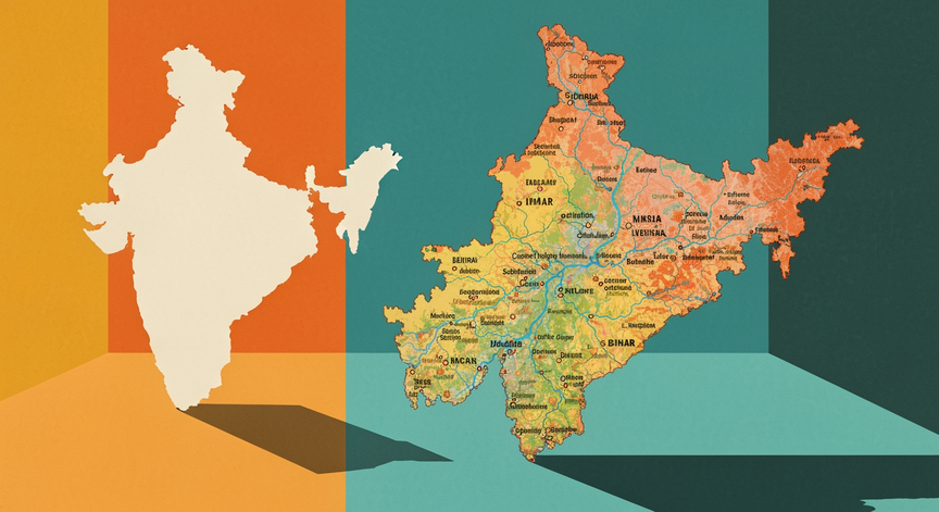 बिहार का नक्शा: भारतीय भूगोल का एक अवलोकन