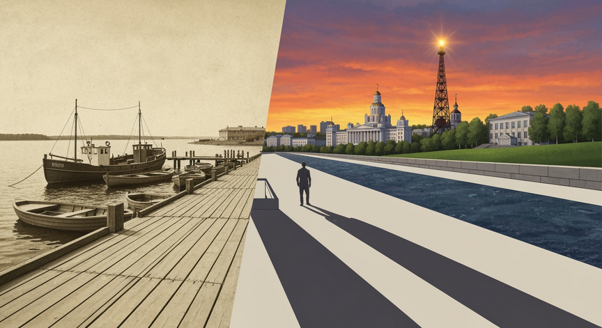 Нижневартовск Путь от пристани до нефтяной столицы