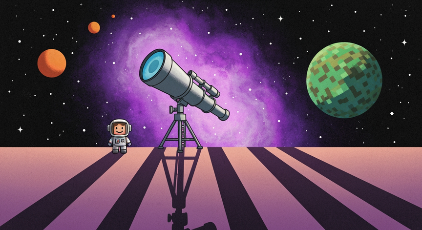 Space Explorer and Minecraft Architect